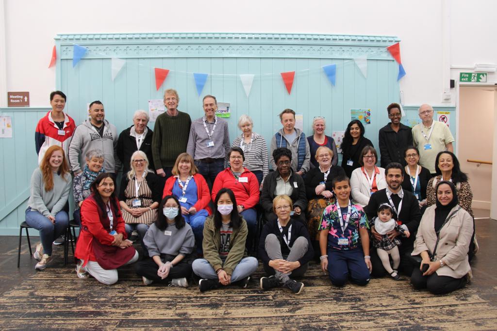 Volunteers Group Photo - Croydon Refugee Day Centre - Jubilee Social - May 2022